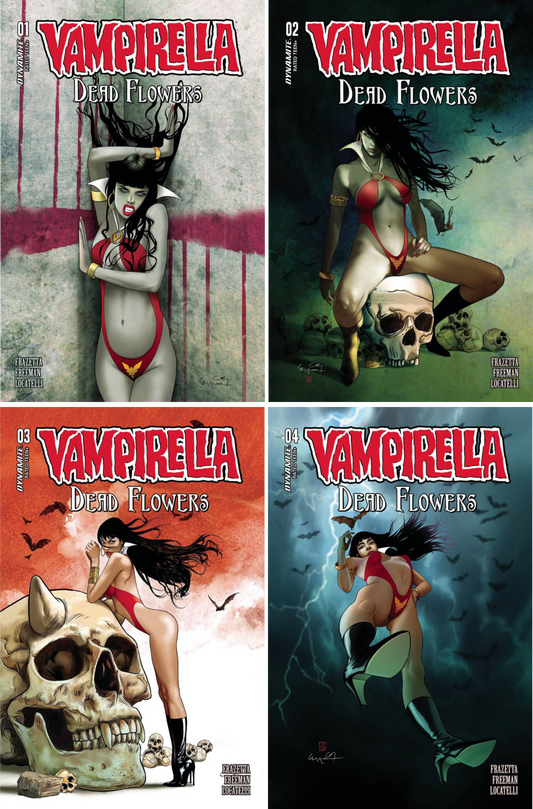 Vampirella: Dead Flowers #1 - #4 (Of 4) CF COLL Cvr C Gunduz