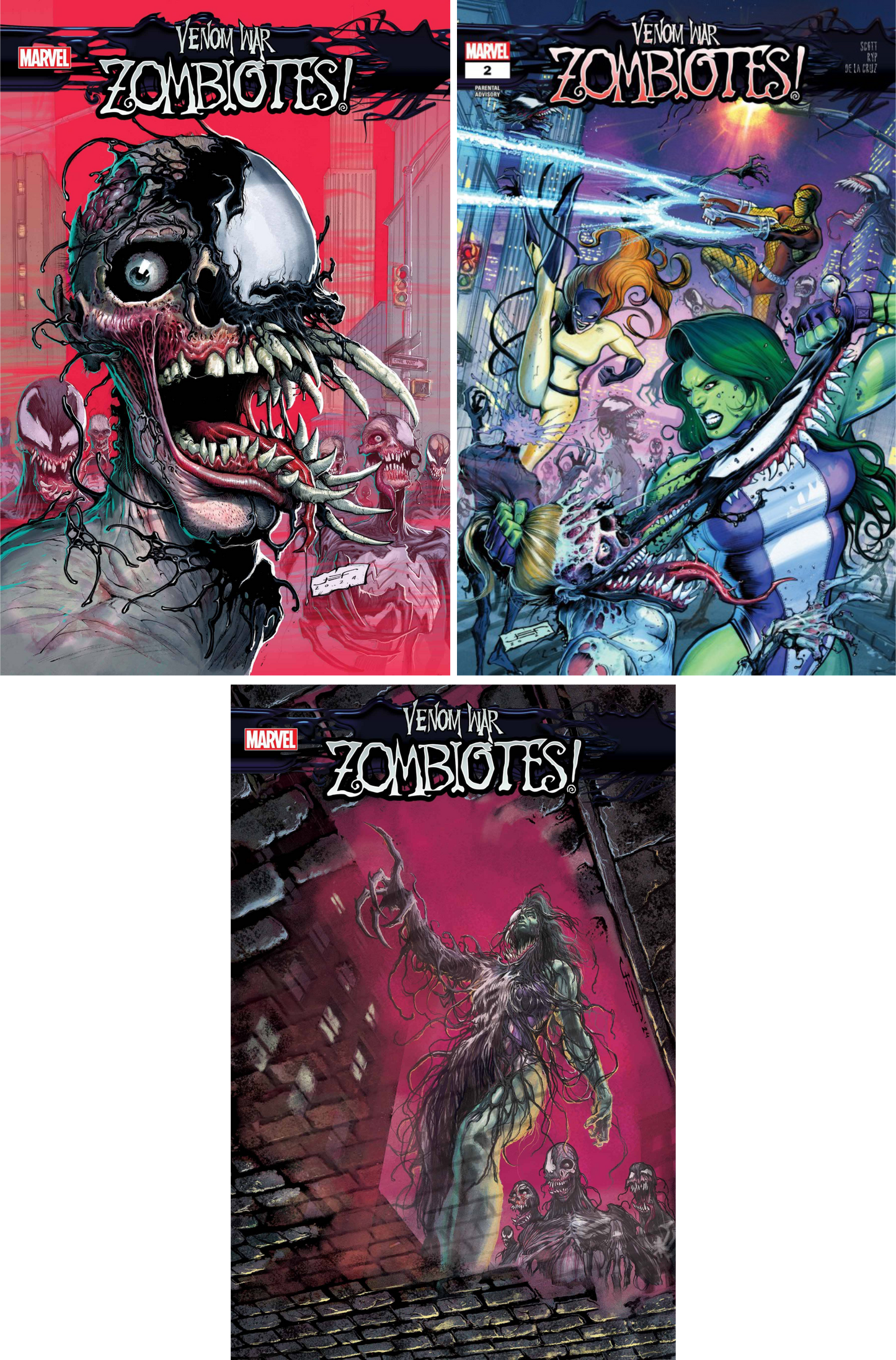 Venom War: Zombiotes #1 - #3 (Of 3) CF COLL Cvr A