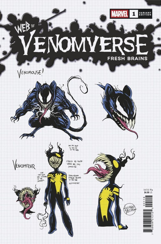 Web Of Venomverse: Fresh Brains #1 1:10 Ratio Luciano Vecchio Design Variant