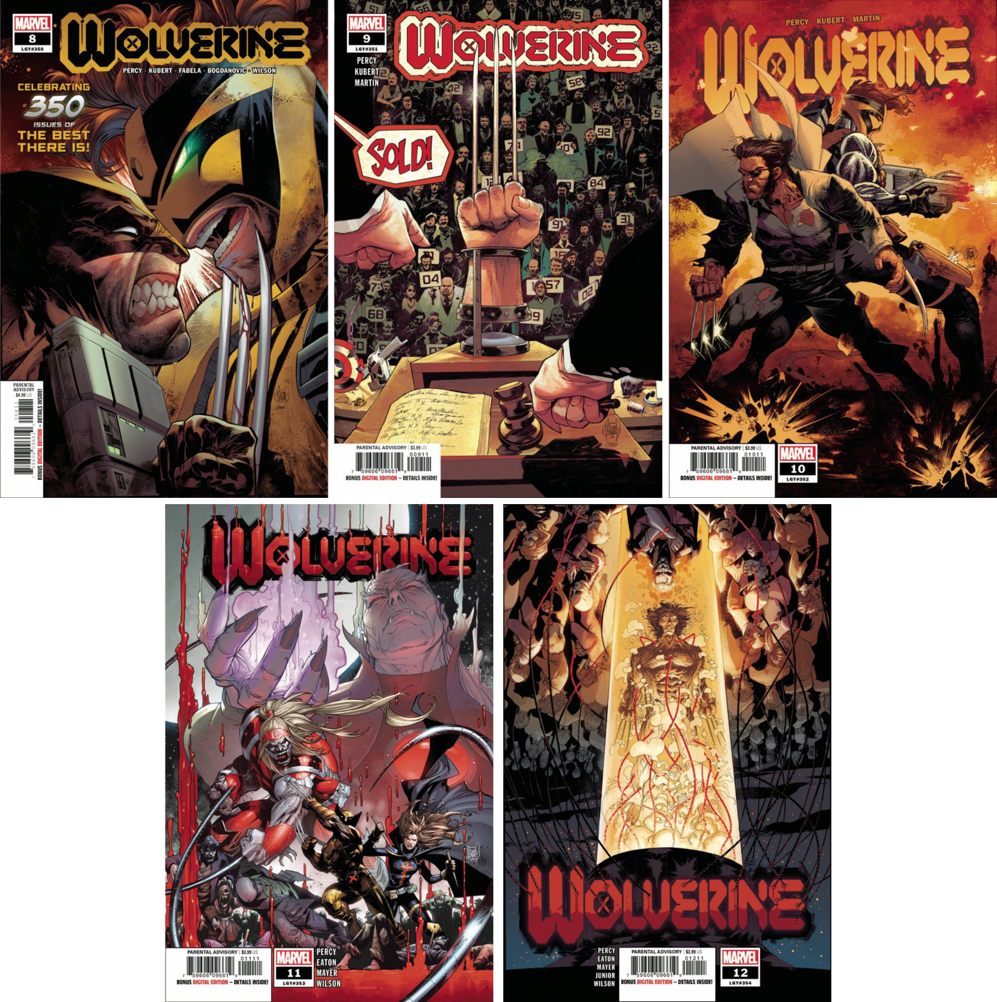 Wolverine (2020) #8 - #12 CF COLL Cvr A