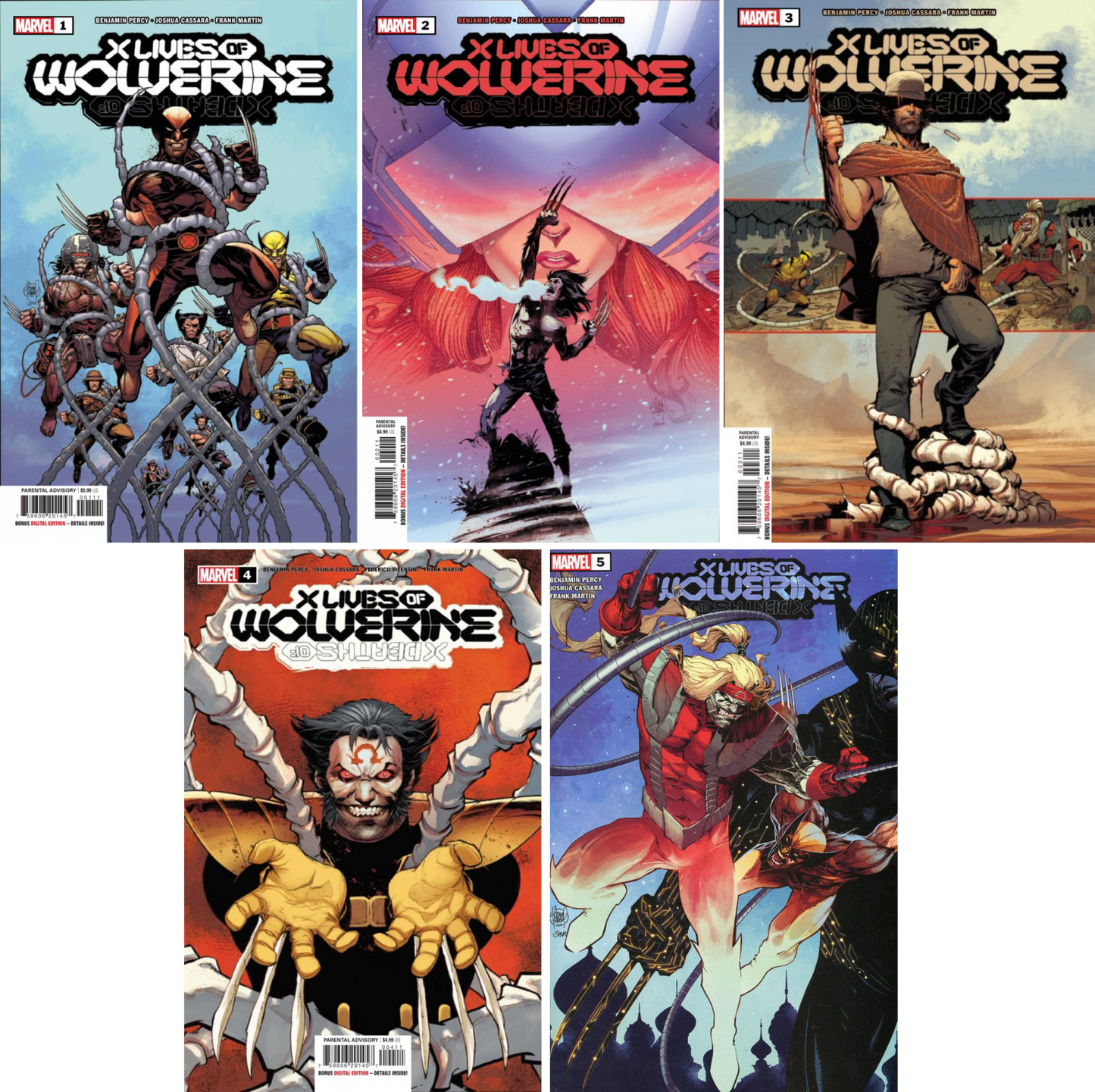 X Lives Of Wolverine #1 - #5 (Of 5) CF COLL Cvr A